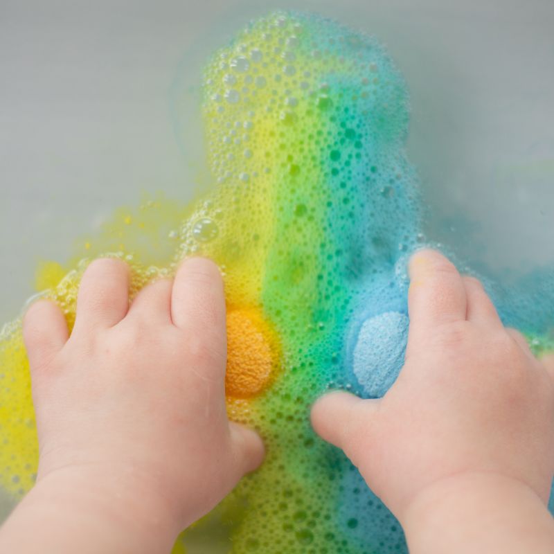 Kids bath bomb Sprudels fizzing colours, 6 pack