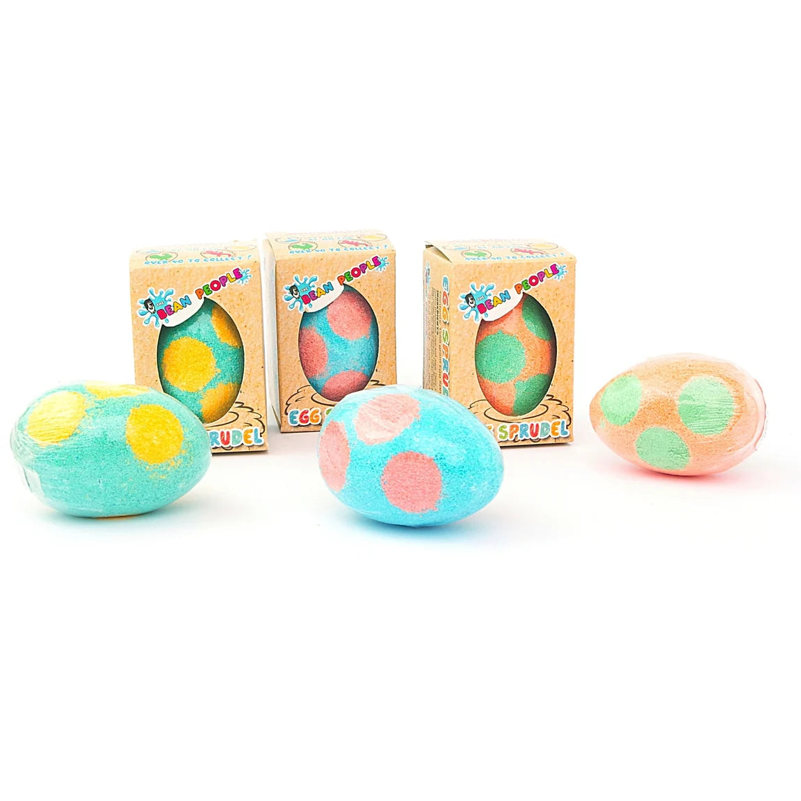 Three Dino Egg Bath Bomb Sprudels