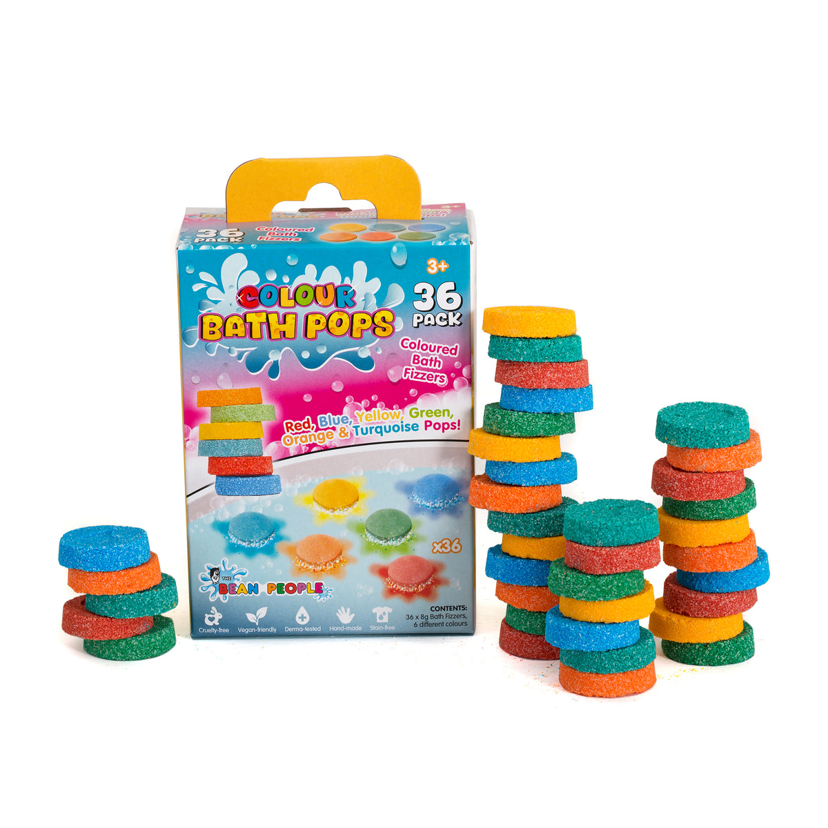 Colour Bath Pops | 36 fizzy tabs *NEW PRODUCT*