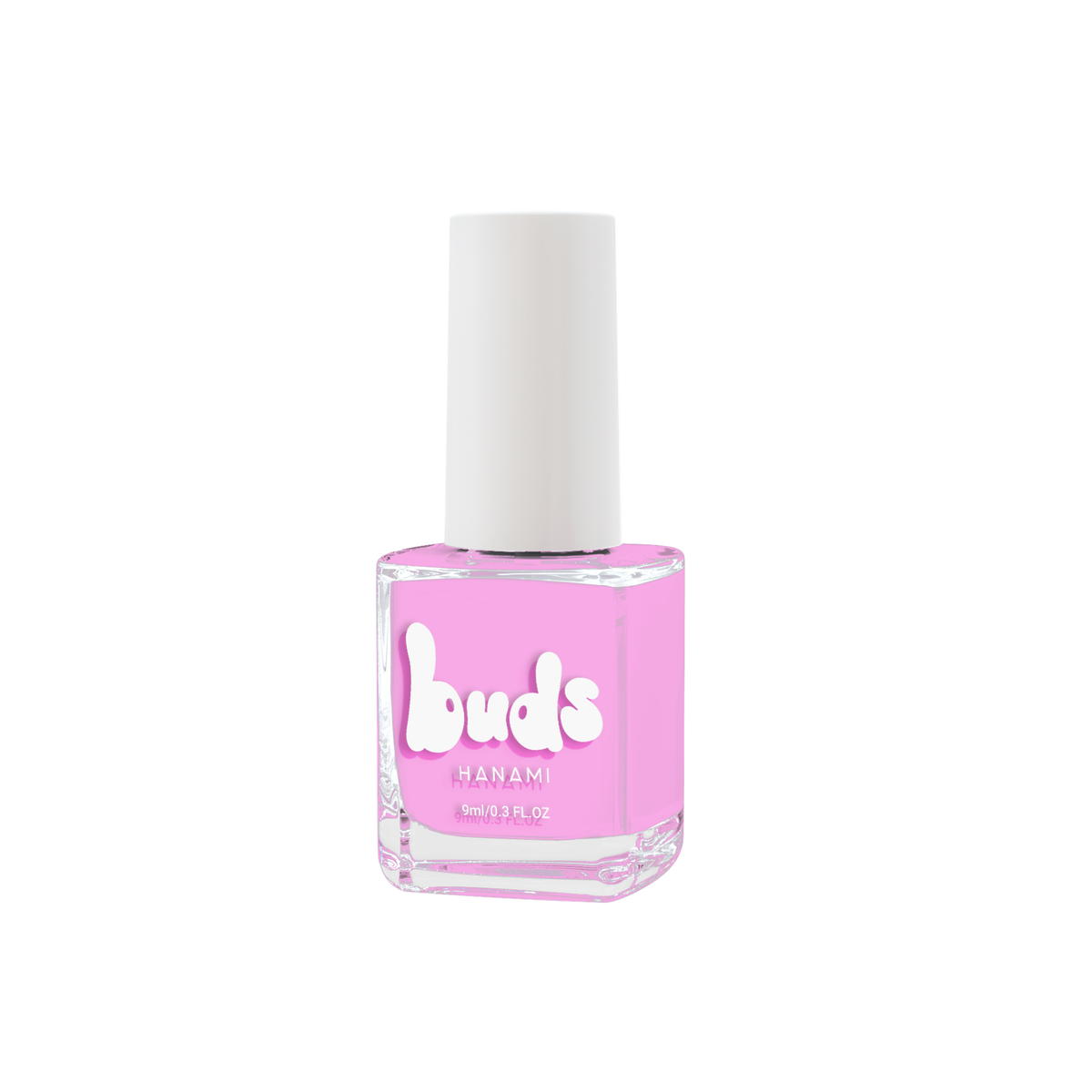 Fairyfloss pink Buds kids nail polish bottle