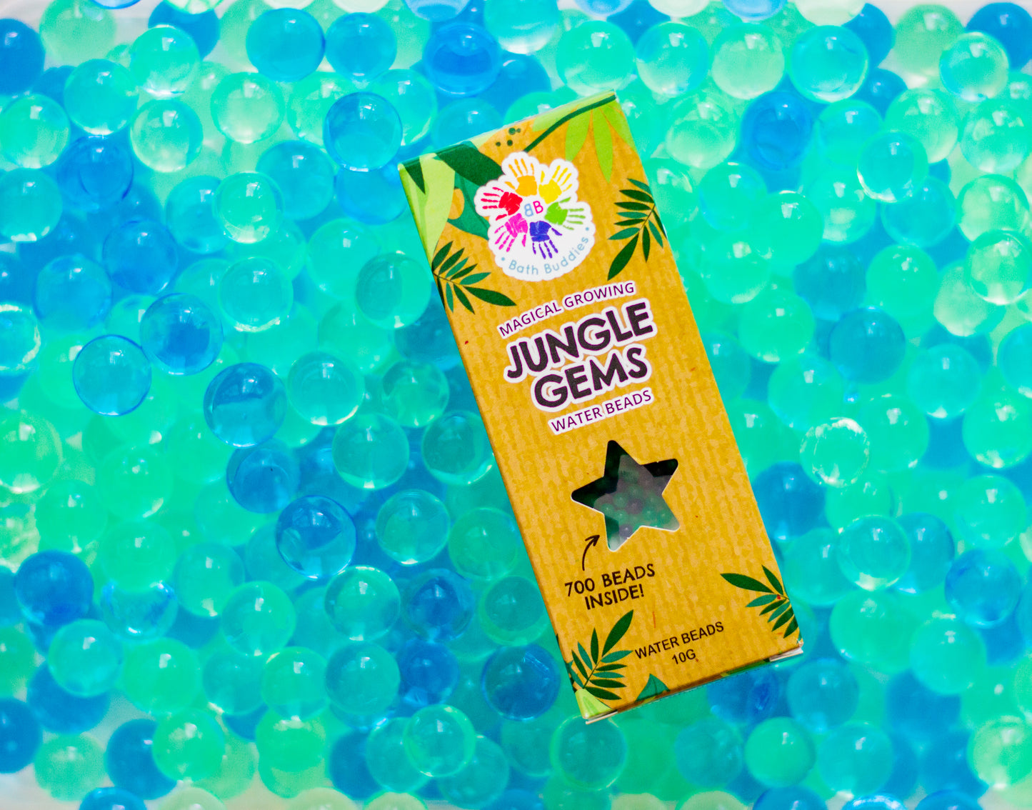 Jungle Gems water beads for sensory play