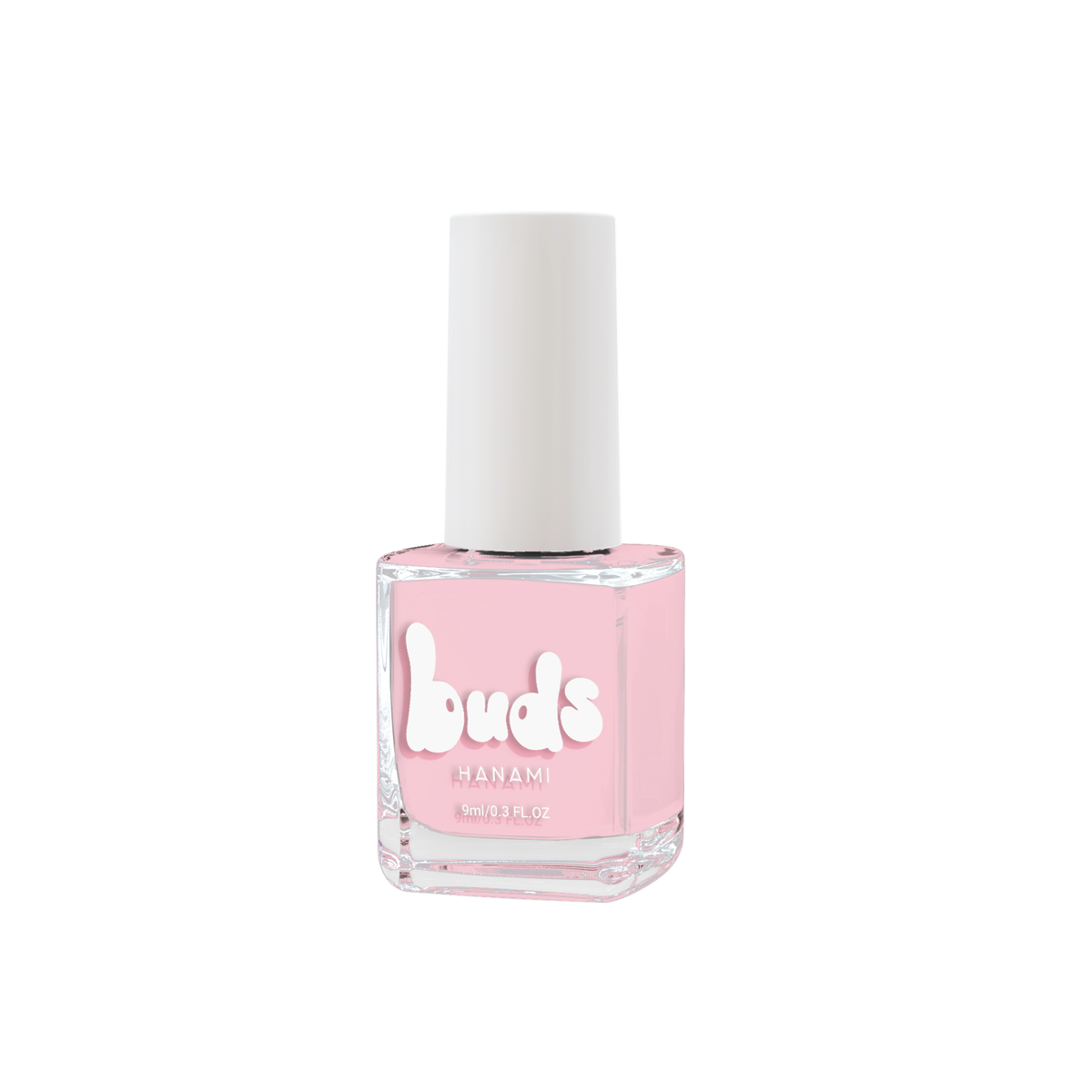 Petal pink Buds kids nail polish bottle