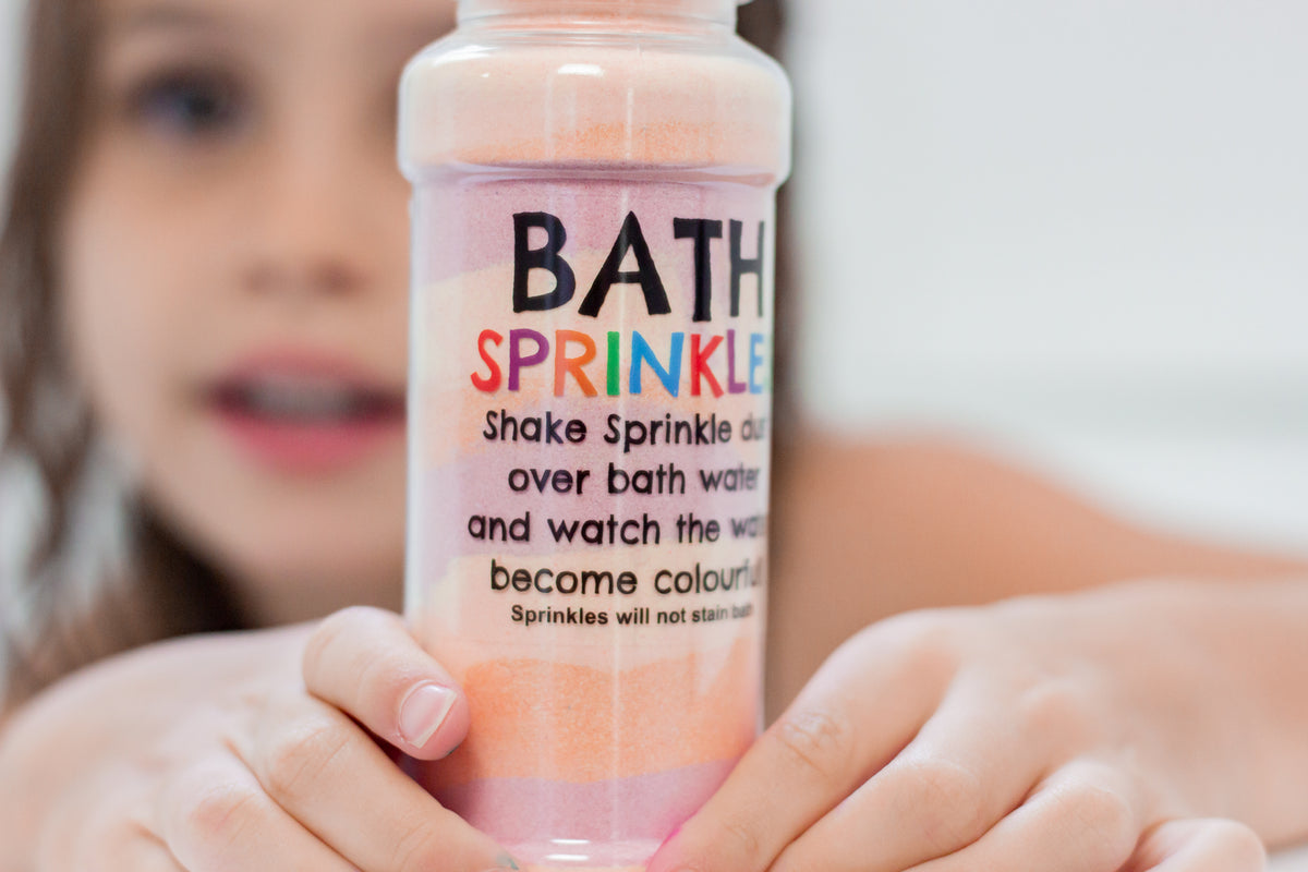 Bath Sprinkles colour play in the bath