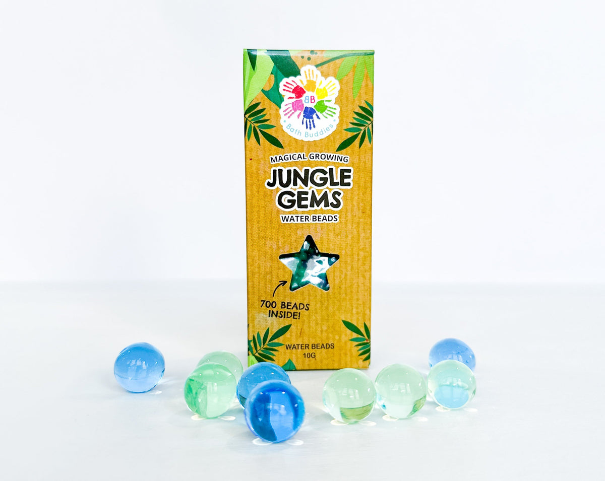 Jungle Gems water beads for sensory play
