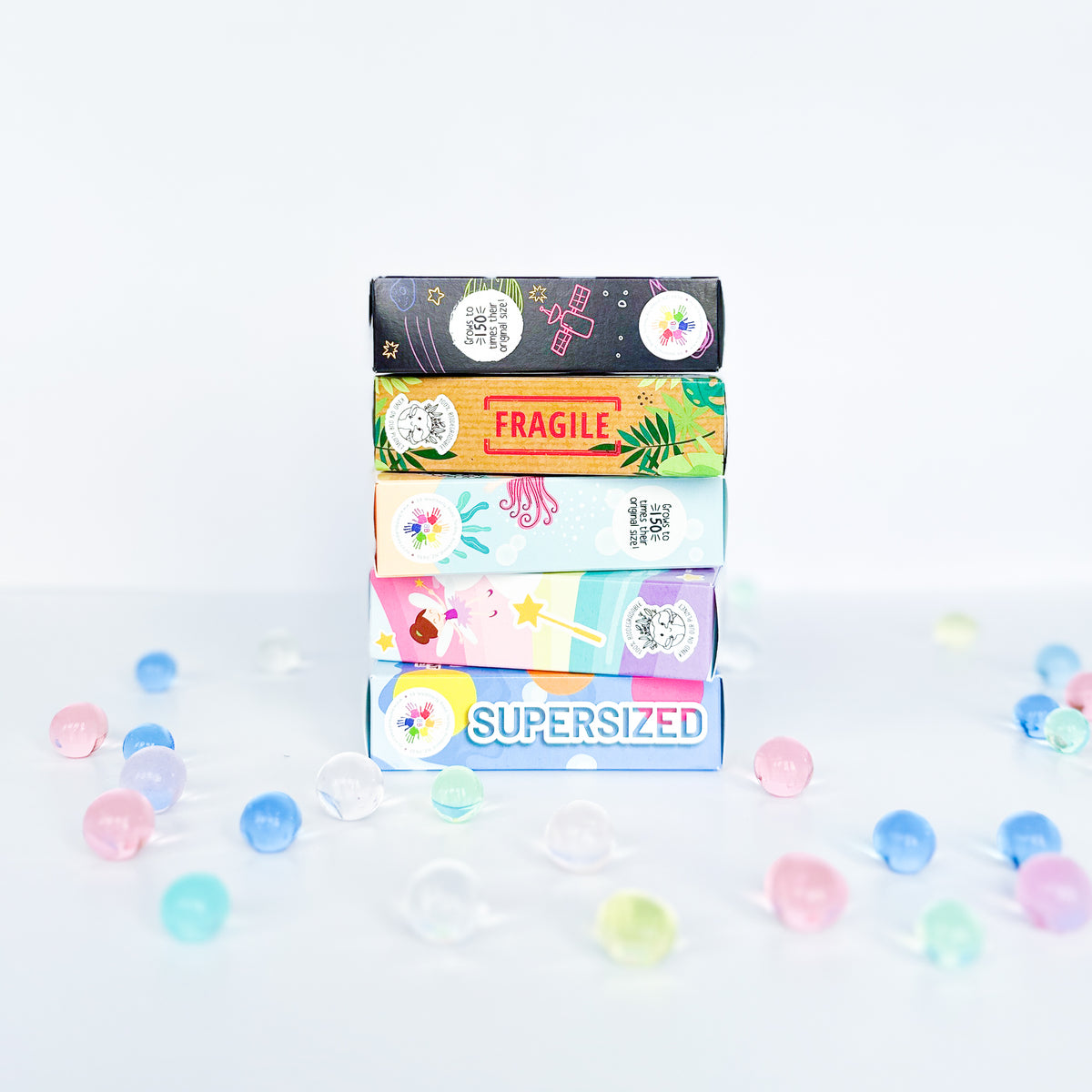 Jungle Gems water beads for sensory play