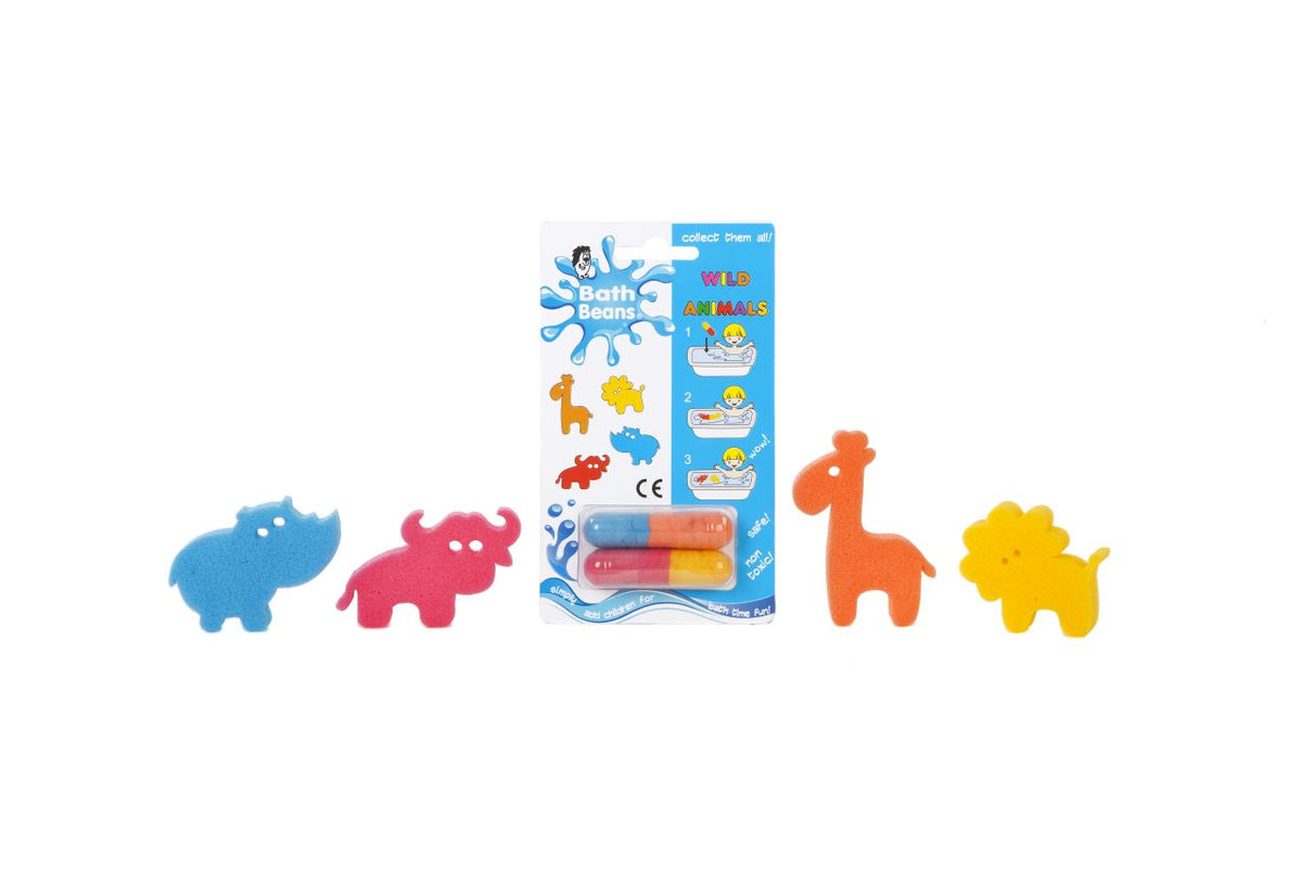 Wild Animals Bath Beans pack