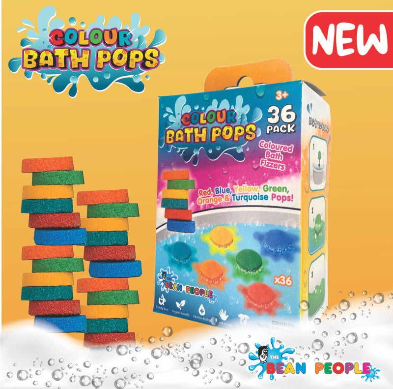 Colour Bath Pops | 36 fizzy tabs *NEW PRODUCT*