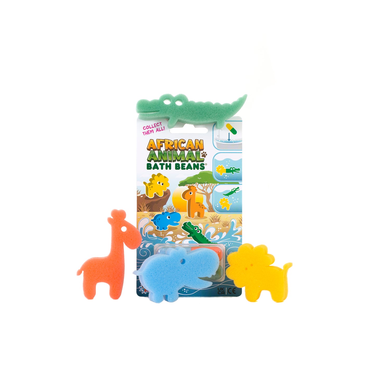 NEW! African Animals Bath Beans® 🦛