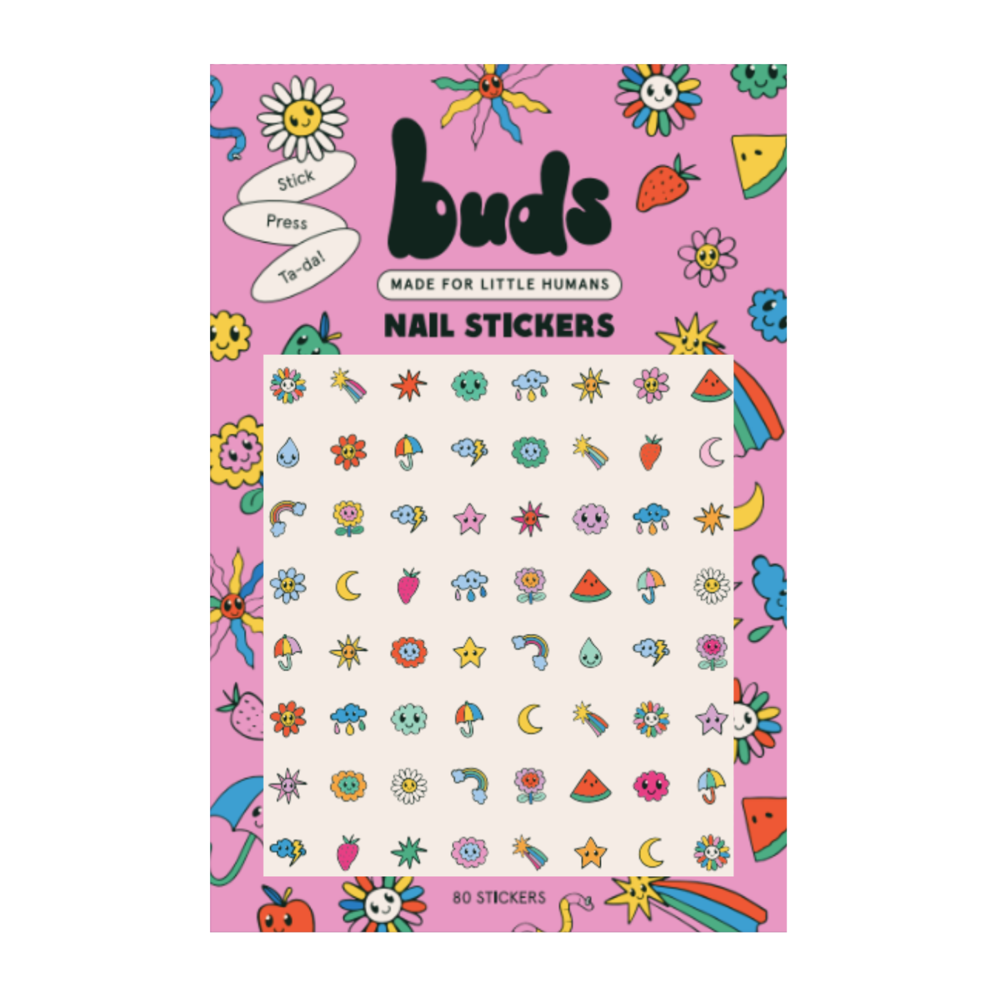Nail Stickers pack of 80 - Weather – Bath Buddies