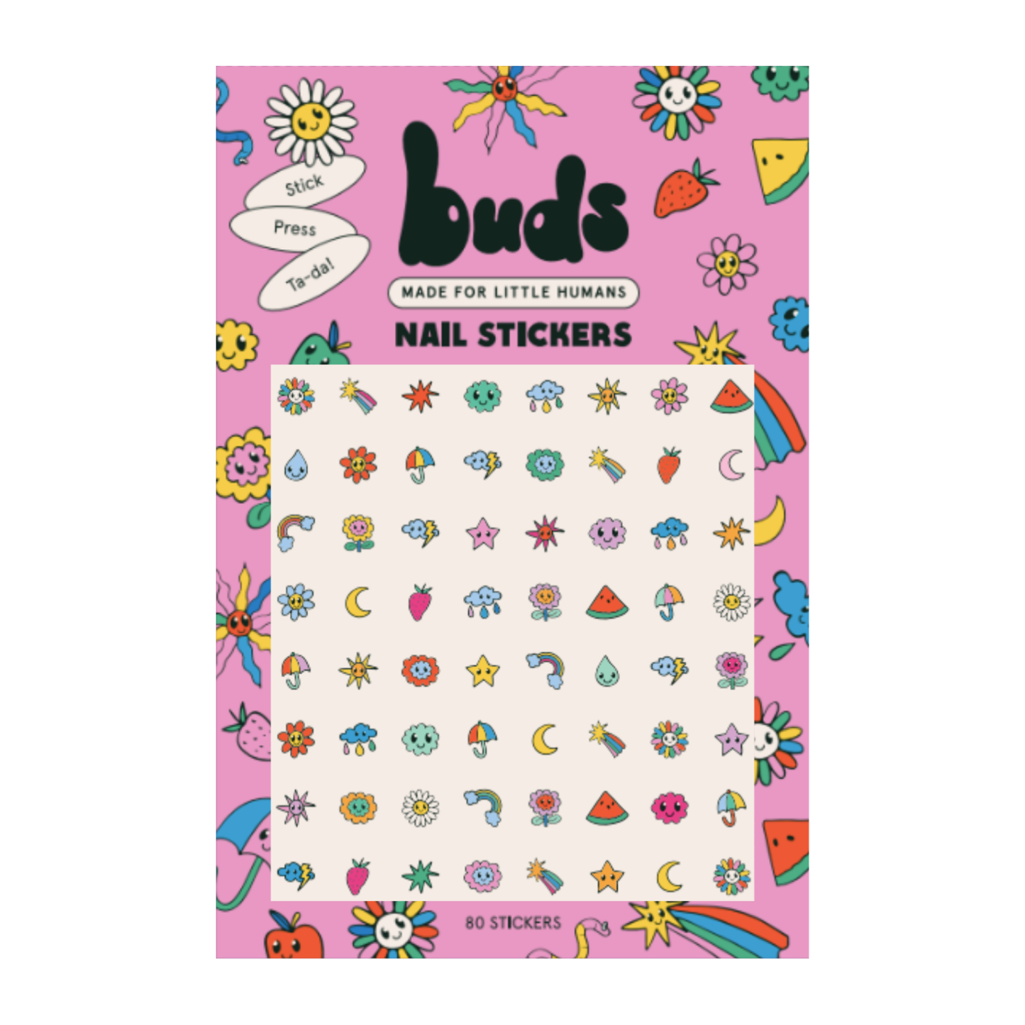 Nail Stickers pack of 80 - Weather