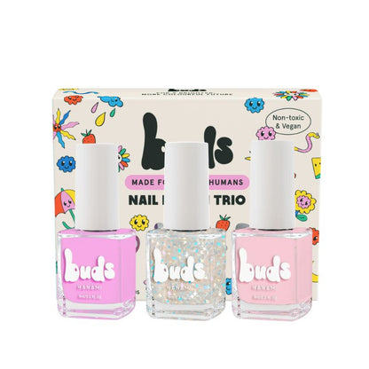 Buds Trio Kids Nail Polish | Pink & Sparkle *NEW*