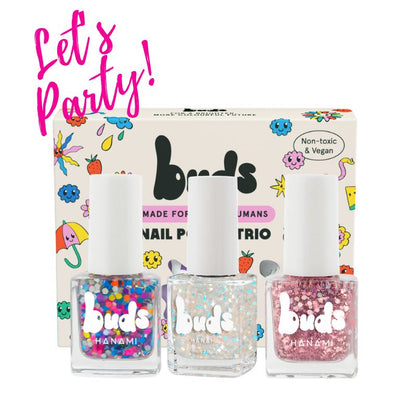 Buds Trio Kids Nail Polish | Let's Party! *NEW*